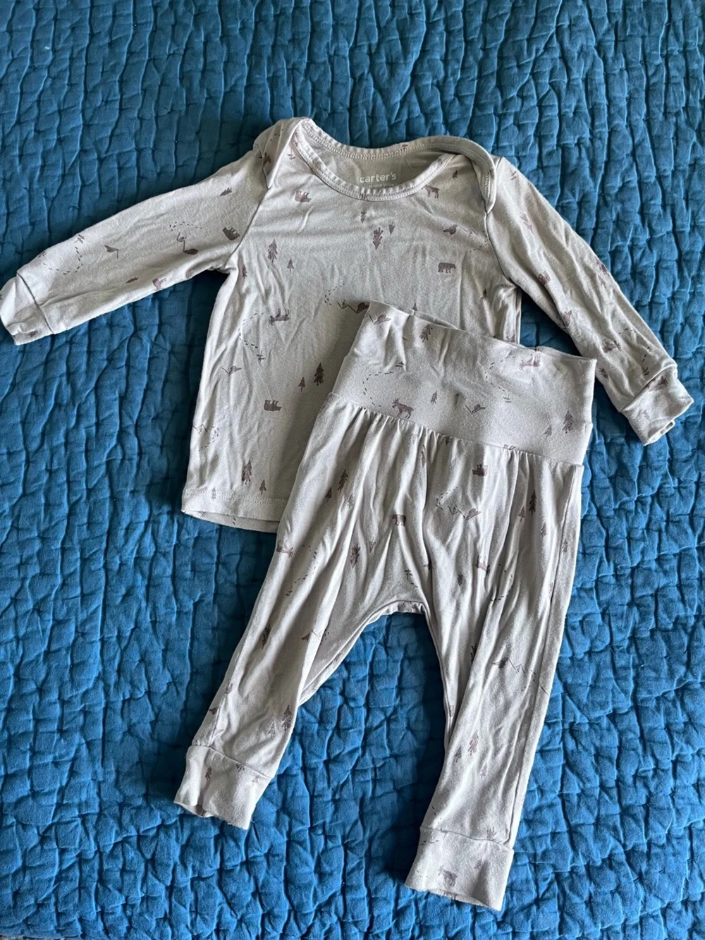 Carter's Baby Two-Piece Set with Forest Print